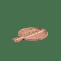 ACACIA CHIC Plato Con Asa Natural