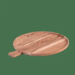 ACACIA CHIC Plato Con Asa Natural