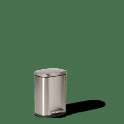 ADELE Cubo Con Pedal 5L Plateado