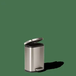 ADELE Cubo Con Pedal 5L Plateado