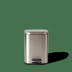ADELE Cubo Con Pedal 12L Plateado