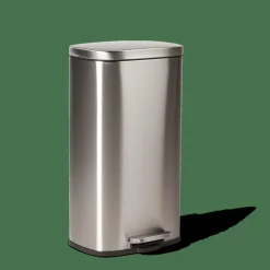 ADELE Cubo Con Pedal 30L Plateado