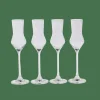 AFTER DINNER Copas De Grappa Juego De 4 Transparente