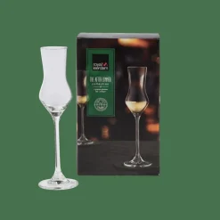 AFTER DINNER Copas De Grappa Juego De 4 Transparente