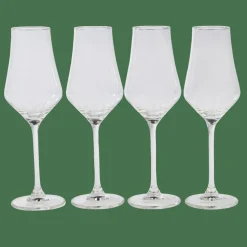 AFTER DINNER Vasos De Whisky Juego De 4 Transparente