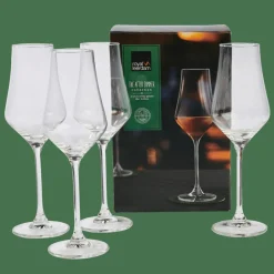 AFTER DINNER Vasos De Whisky Juego De 4 Transparente