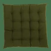 ALDA Cojín De Asiento Verde Oscuro