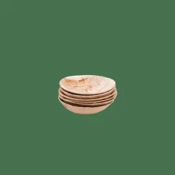 ARECA LEAF Cuencos Juego De 6 Natural