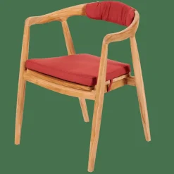 AUGUST Cojín De Asiento Rojo