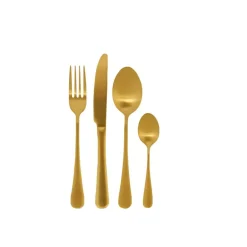 AXELLE Cubierto De 16 Piezas Dorado