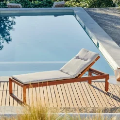 AZUR Cojines De Jardín Para Tumbona Arena