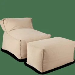 BAGIE Sillón Puf Beis