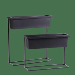 BALCO Caja Para Plantas Negro
