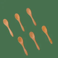 BAMBOO Cucharillas Juego De 6 Natural