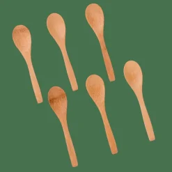 BAMBOO Cucharillas Juego De 6 Natural