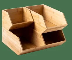 BAMBOO Organizador Apilable Natural