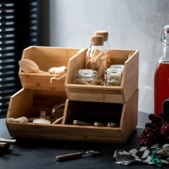 BAMBOO Organizador Apilable Natural