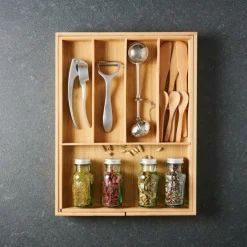 BAMBOO Organizador Cajón Extensible Natural