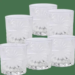 BAR Vasos Juego De 6 Transparente