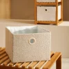 BASIC BOUCLE Cesta De Almacenaje Off White/sand