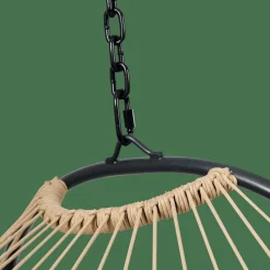 BAZAI Silla Colgante Con Soporte Negro