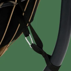 BAZAI Silla Colgante Con Soporte Negro