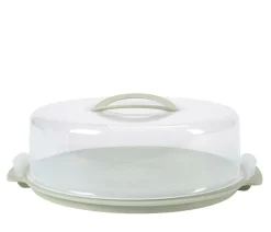 BIOLINE Bandeja Con Tapa Para Tartas Menta