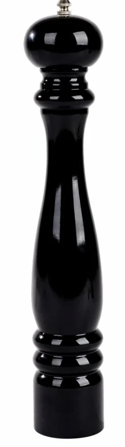 BLACK STEEL Pimentero/salero Negro