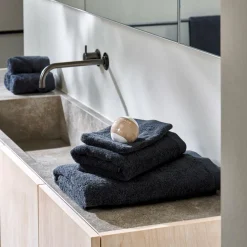 B-LUX Alfombra De Baño Azul