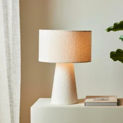 BOUCLE LUME Lámpara De Mesa Blanco