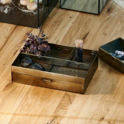 BRASS Organizador De Escritorios Bronceado