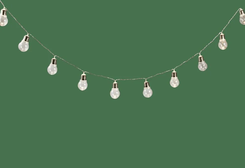 BULB Guirnalda Solar 10 Leds Transparente