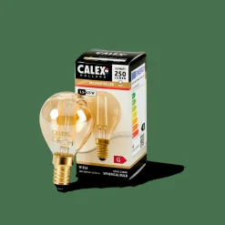 CALEX Bombilla De Filamento E14 Dorado
