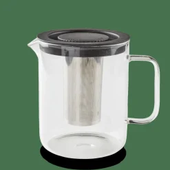 CHAI Tetera 1,5 L Negro, Transparente