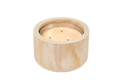 CITRONELLA WOOD Vela De Jardín Beis