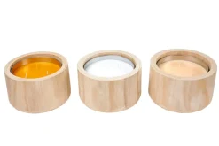 CITRONELLA WOOD Vela De Jardín Beis