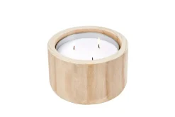 CITRONELLA WOOD Vela De Jardín Blanco