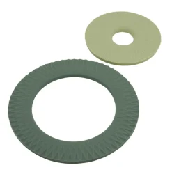 CUISINO Salvamanteles Juego De 2 2 Colores Menta, Verde Oscuro