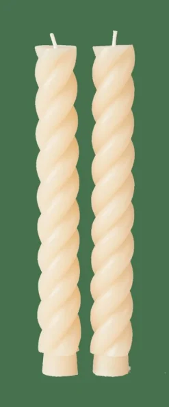 CURL Velas Juego De 2 Beis