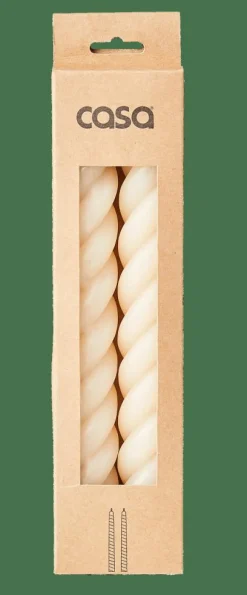 CURL Velas Juego De 2 Beis