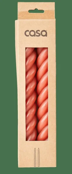 CURL Velas Juego De 2 Rojo