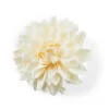 DAHLIA Flores Artificiales Crema
