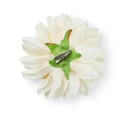 DAHLIA Flores Artificiales Crema