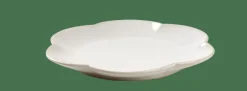 DAHLIA FLOWER Plato Blanco
