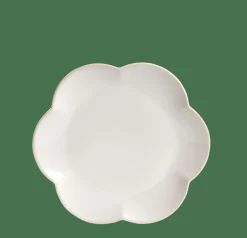 DAHLIA FLOWER Plato Blanco