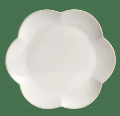 DAHLIA FLOWER Plato Blanco