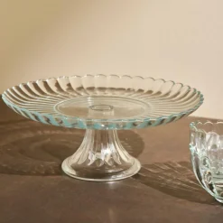 DAHLITA Fuente Para Tarta Transparente