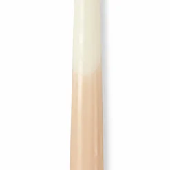 DUO Velas Largas Juego De 2 Crema, Menta, Multicolor