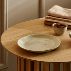 EARTH MARL Plato De Postre Crema
