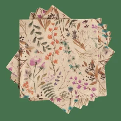 ECO DRIED FLOWER Paquete De 20 Servilletas Multicolor